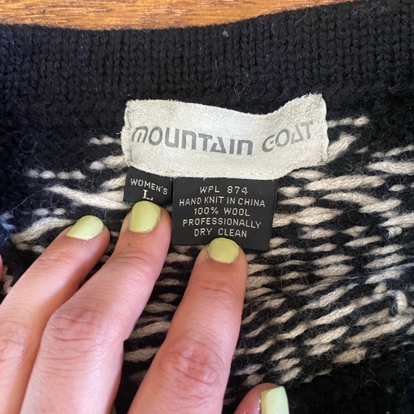 Vintage apres ski 100% wool winter aspen ski sweater - Picture 6 of 6